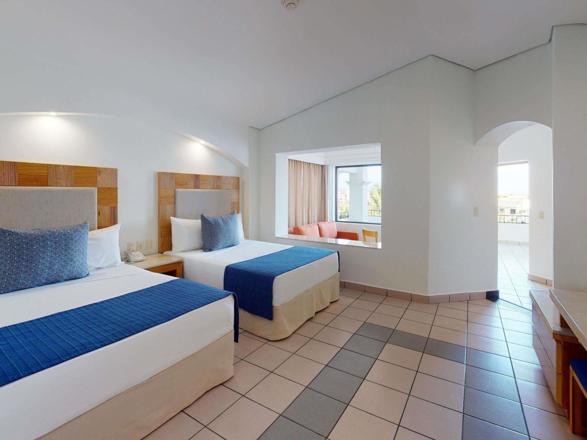 Double Room Two Double Beds Sofa Bed Terrace Ocean View